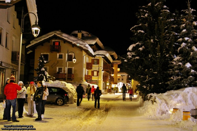 Centrum Livigno, czyli takie prawie kropówki.