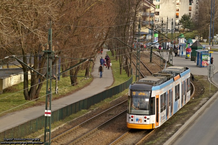 Bombardier na ul. Wielickiej.