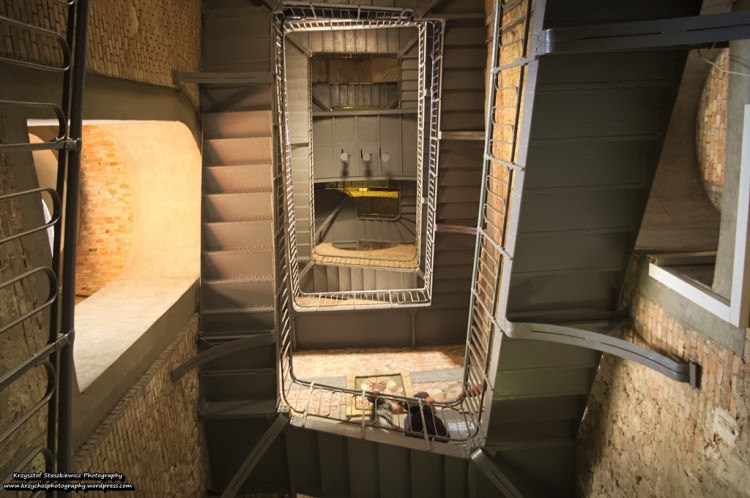 Schody na wieżę Jasnogórską. 