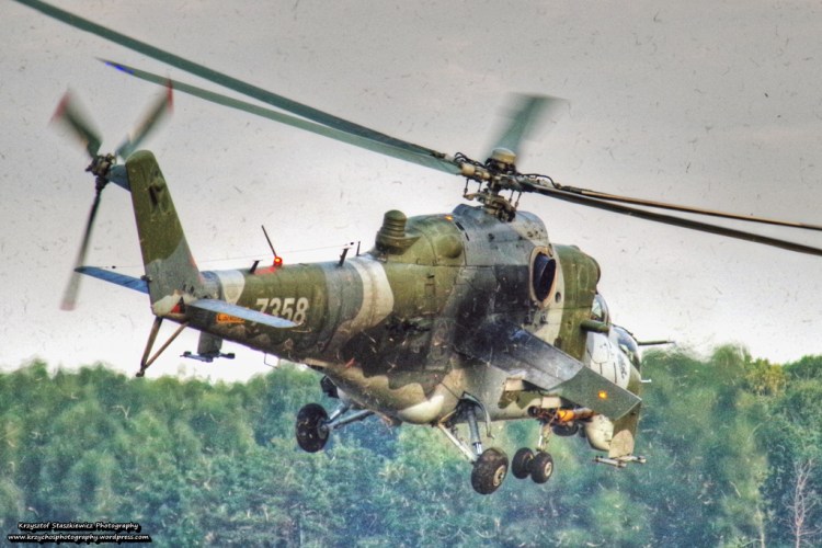 Mi-24 Czeskich Sił Powietrznych.
