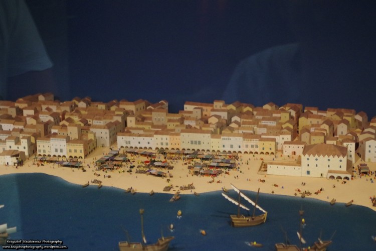 ... czyli makieta wybrzeża w Barcelonie. Ukazuje ona jak niegdyś wyglądało to miasto portowe. 