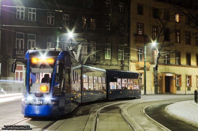 Fotostop na ul. Dunajewskiego, podczas Krakowskiej Nocki 2016.