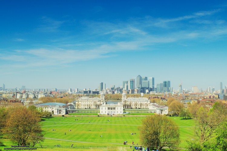 Słynny Park Greenwich w Londynie. Tylko pogoda taka nietypowa jak na Anglię. 